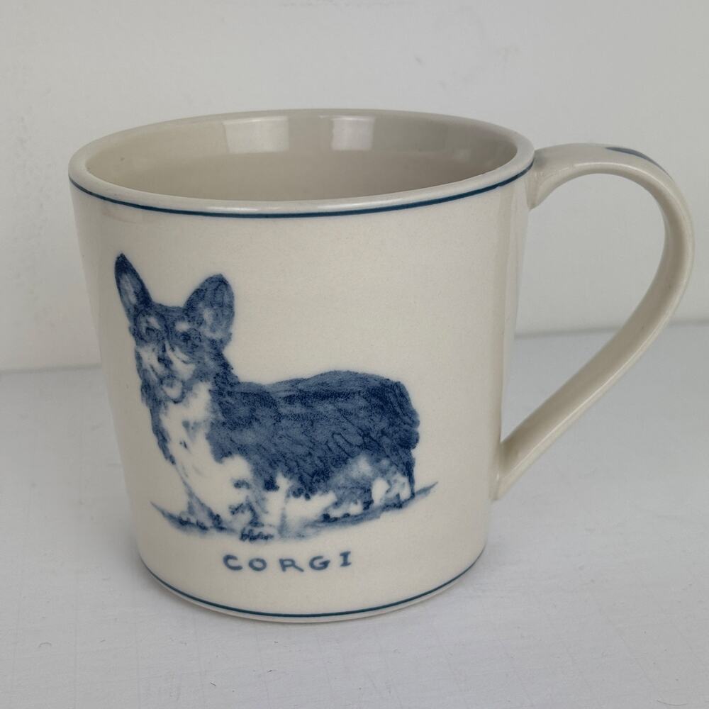 Molly Hatch Anthropologie Corgi Mug Dog Mug